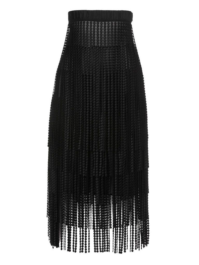 Marco de Vincenzo Skirt With Fringes
