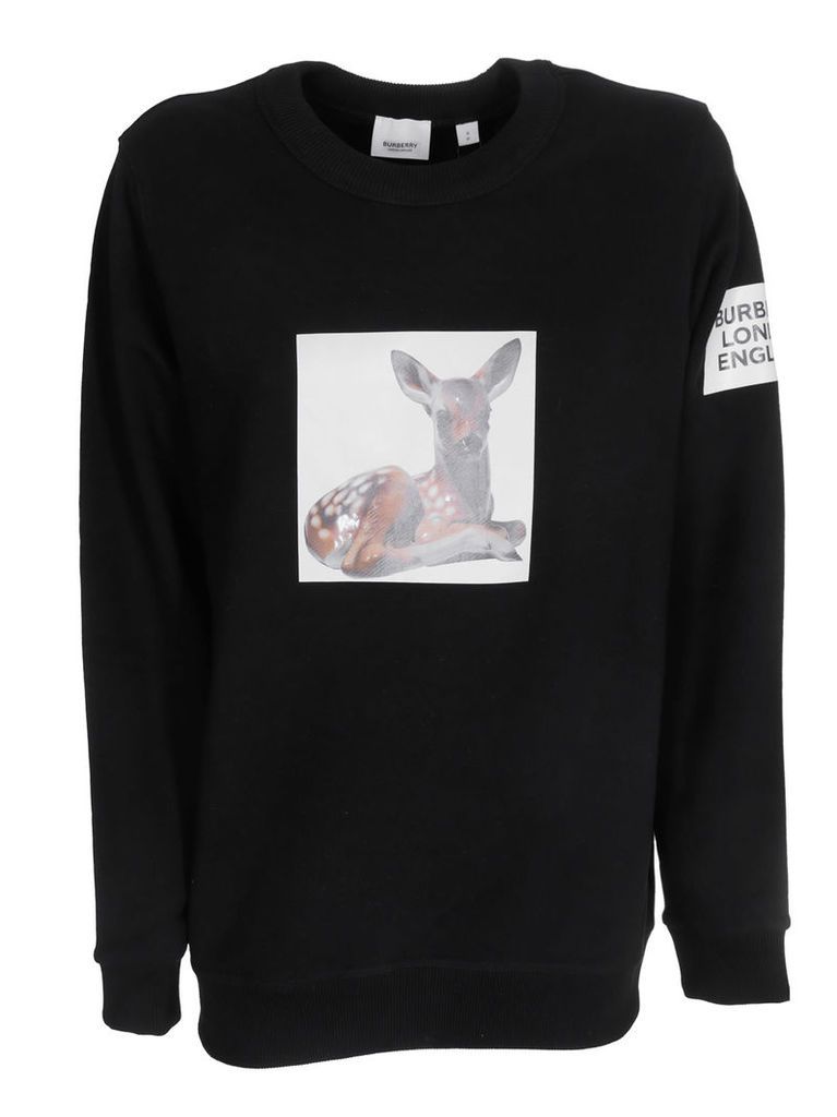 Burberry Deer Print Sweatshirt