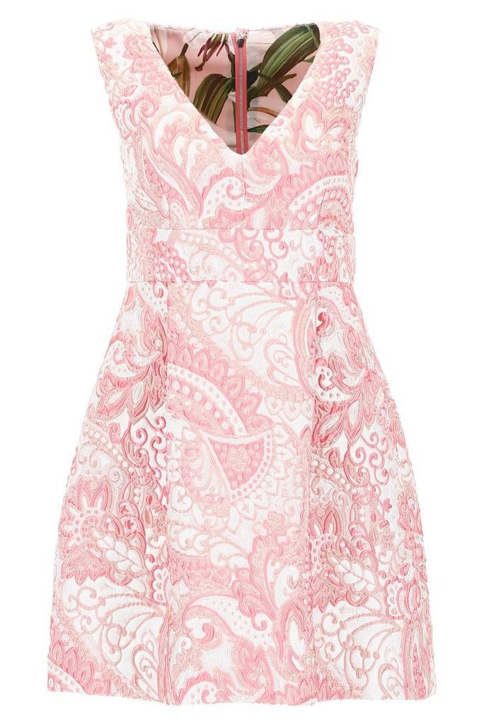 Dolce & Gabbana Lurex Jacquard Mini Dress