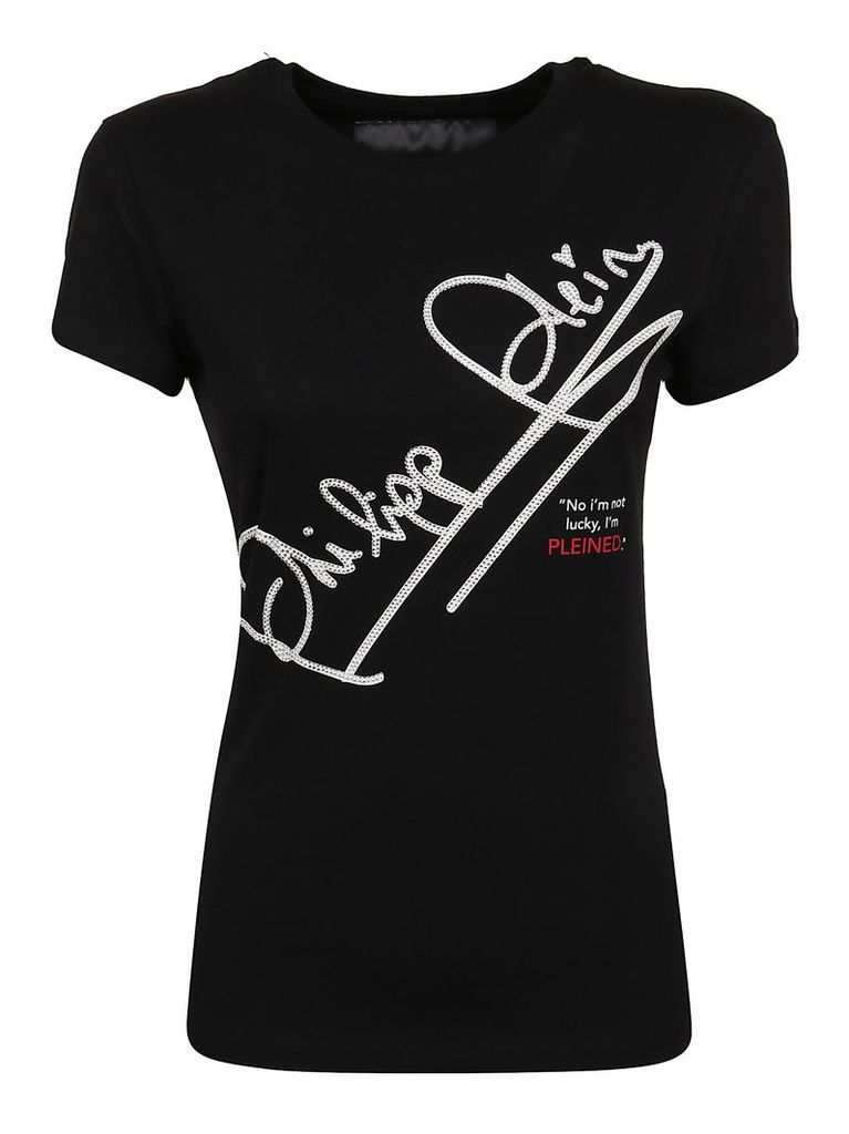 Philipp Plein T-shirt Round Neck Ss Signature