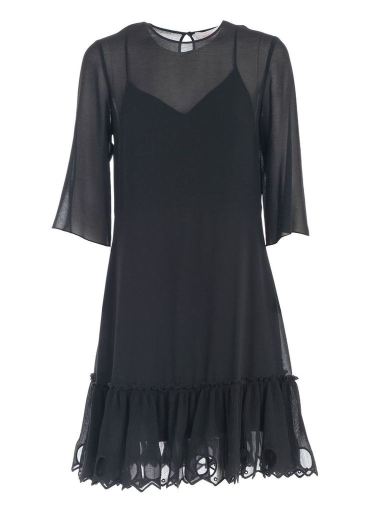 See by Chloé Dress 3/4s Bottom Rouches