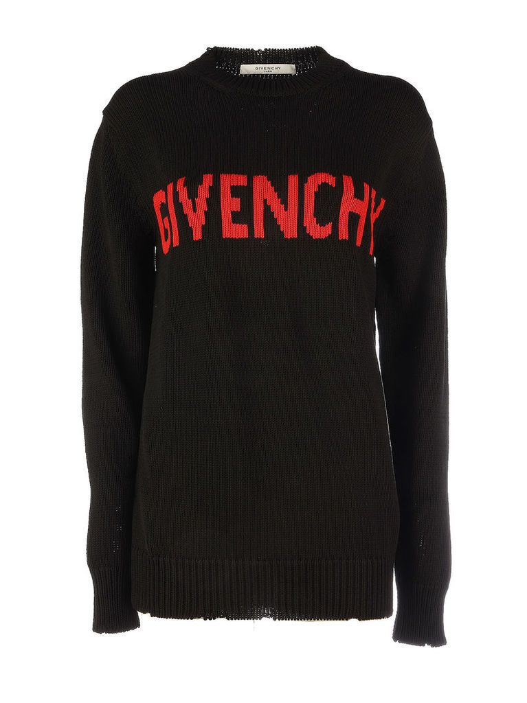 Givenchy *sweater With Logo In The Middle/maglia Jacquard