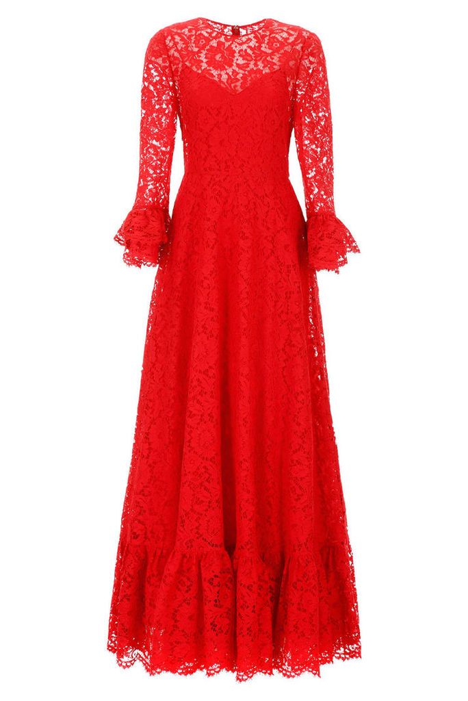 Valentino Long Lace Dress