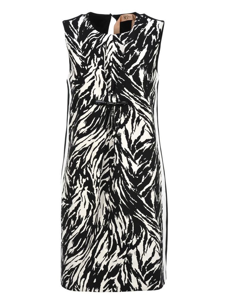 N21 Zebra Pattern Dress
