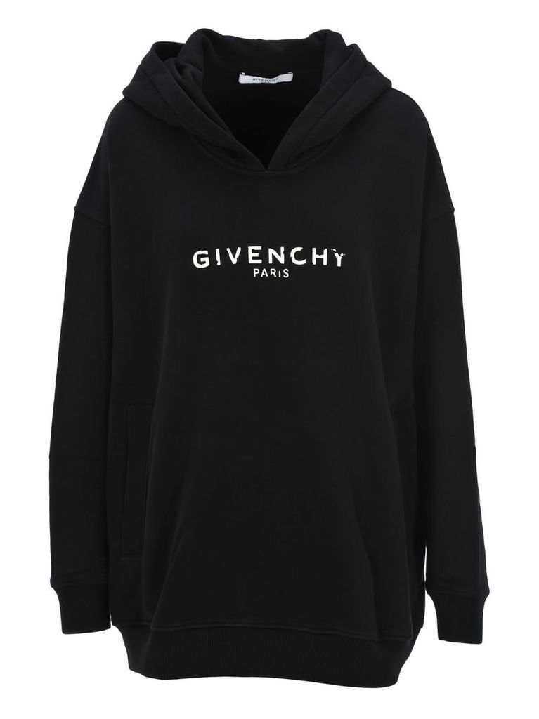 Givenchy Oversized Logo Print Hoodie