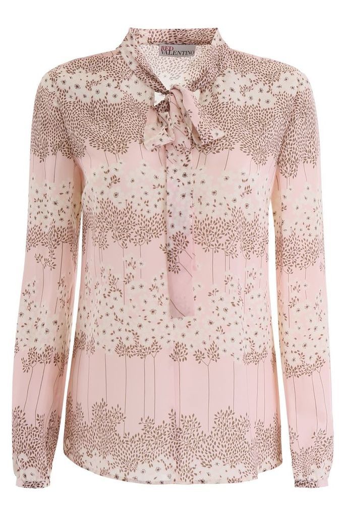 RED Valentino Floral-printed Shirt