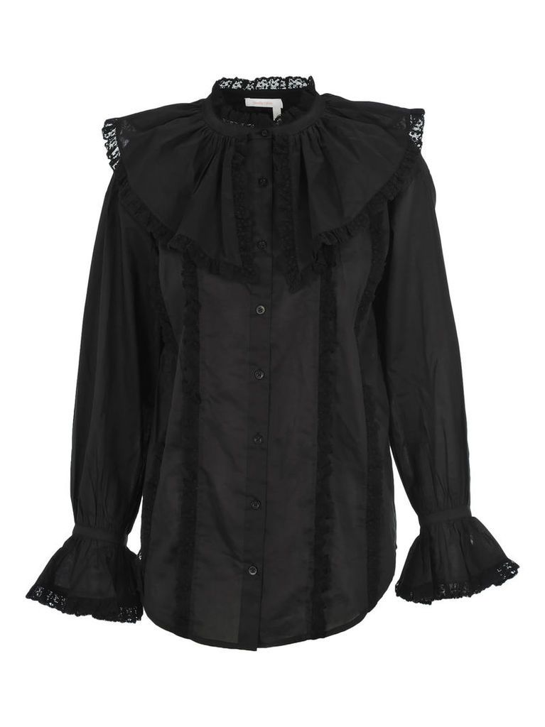 See By Chloe Lace Detail Shirt