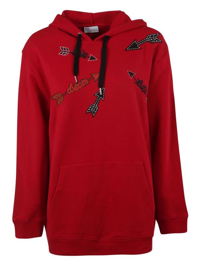 RED Valentino Arrow Patch Hoodie