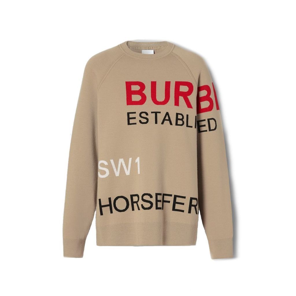 Burberry Acheon Writted Wool Sweater