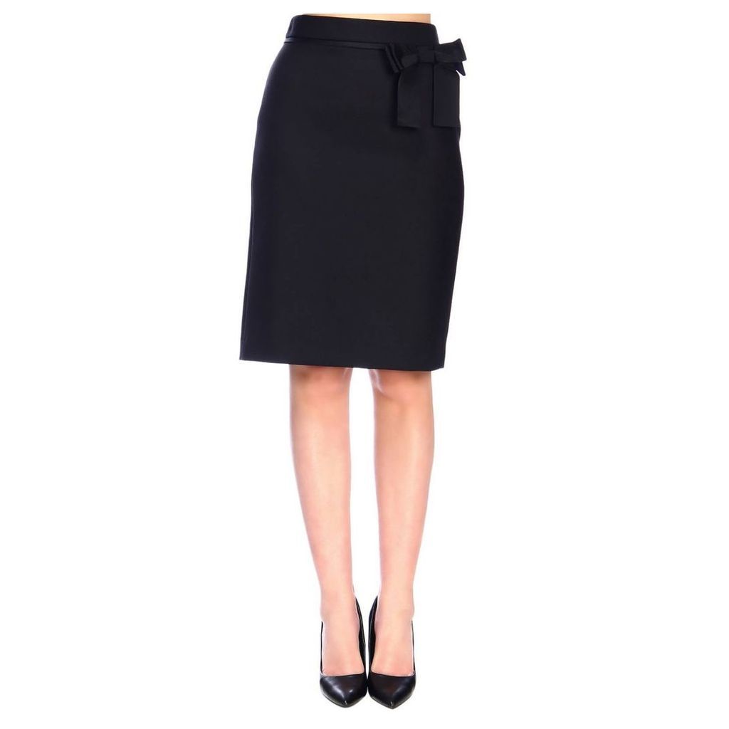 Boutique Moschino Skirt Boutique Moschino Skirt In Wool With Contrasting Bow