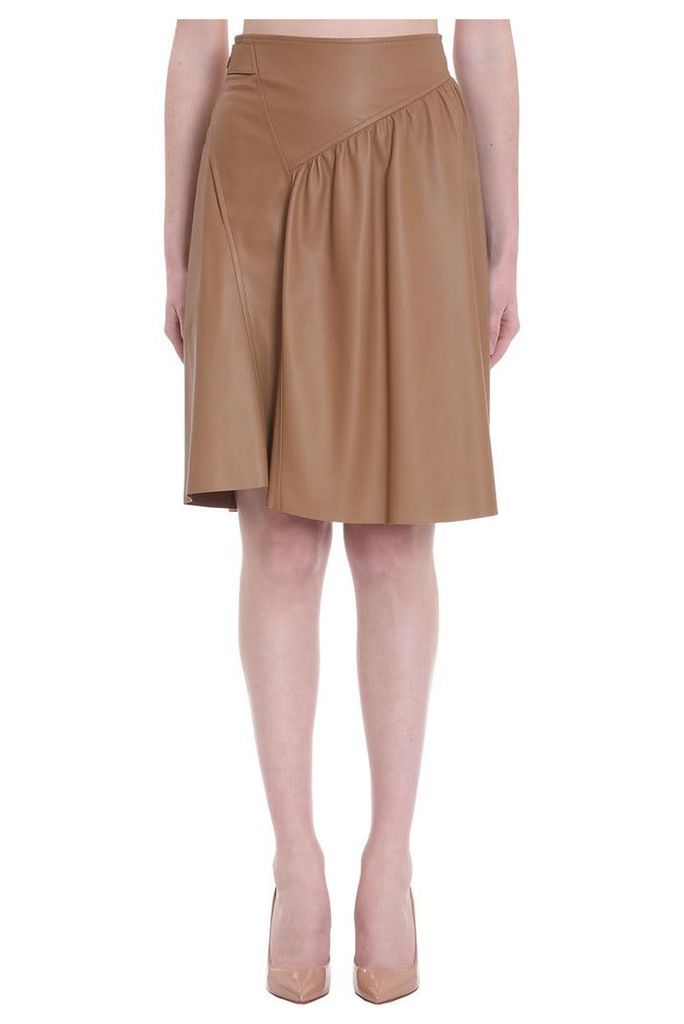 DROMe Skirt In Leather Color Leather
