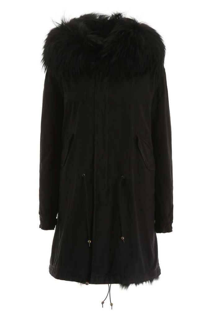 Long Parka With Fur