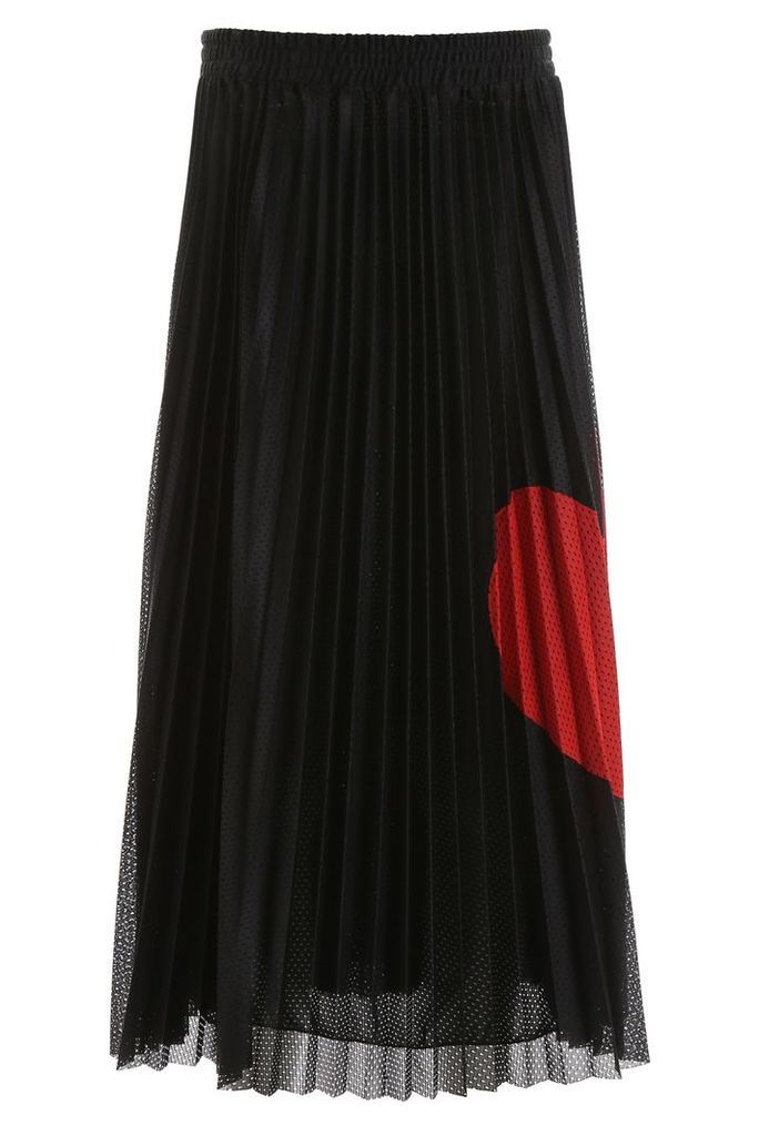 RED Valentino Pleated Skirt With Heart