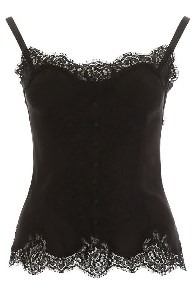 Dolce & Gabbana Lingerie Top With Lace Details