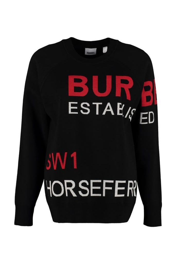 Burberry Merino Wool Crew-neck Pullover