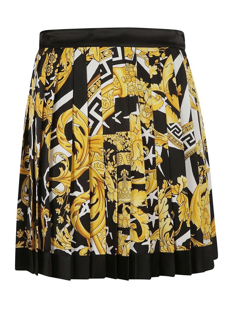 Versace Baroque Print Skirt