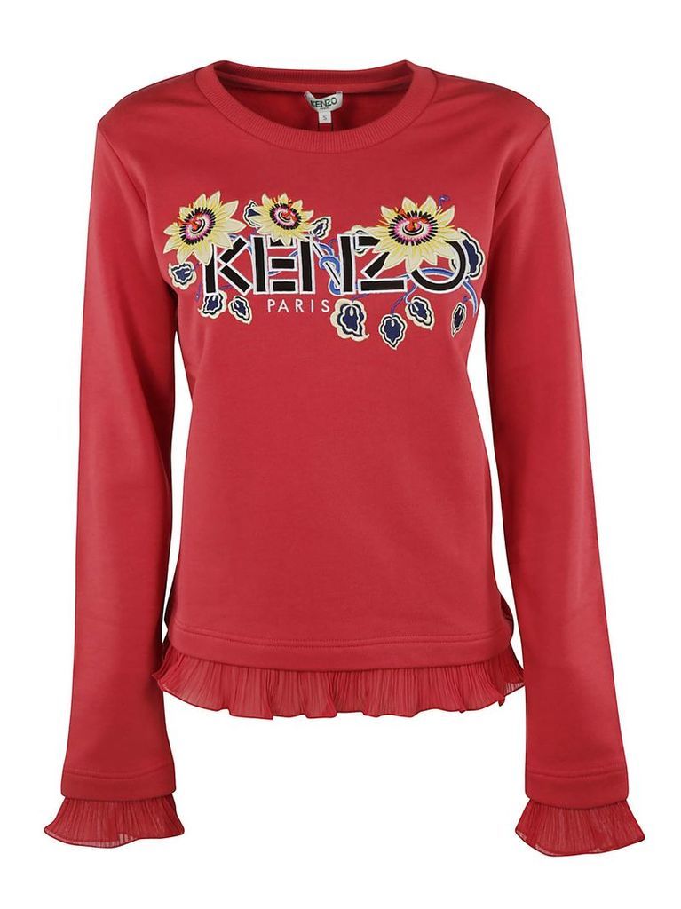 Kenzo Micro Ruffles Logo Sweatshirt