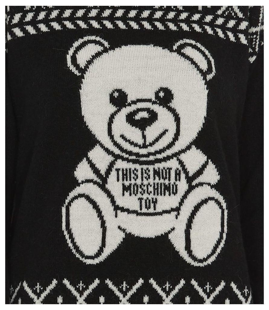 Moschino Pullover Fair Isle Teddy Bear