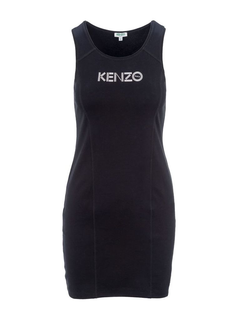Kenzo Logo Print Tank Top Dress