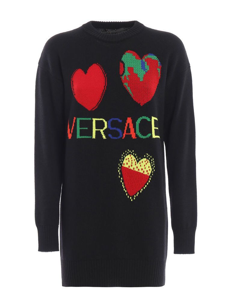 Versace Logo Printed Pullover