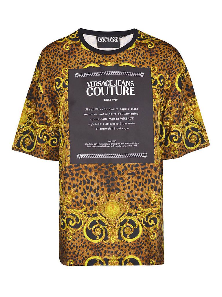Versace Jeans Couture Printed Cotton T-shirt
