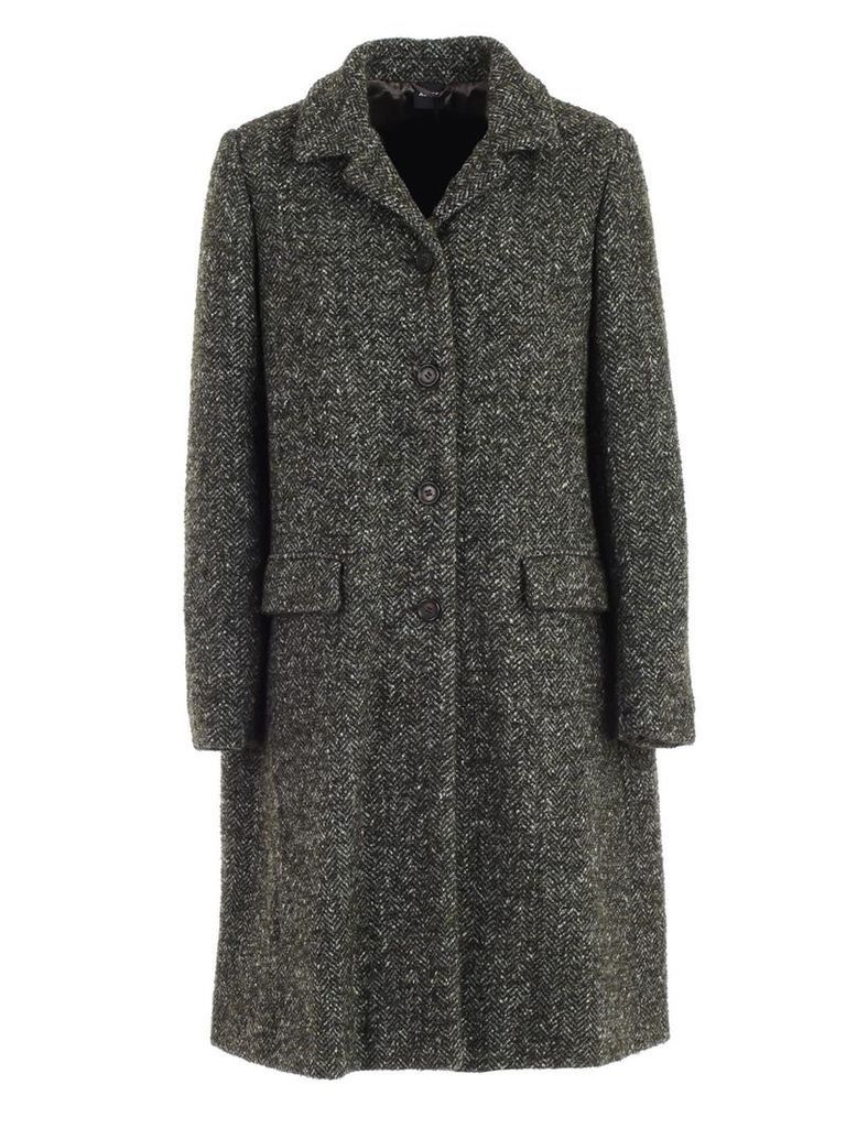Coat Single Breasted Wool