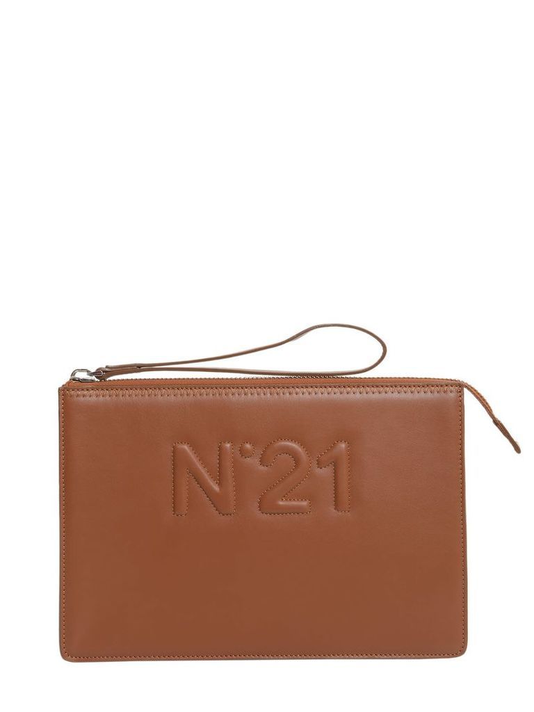 N.21 Clutch With Embossed Logo