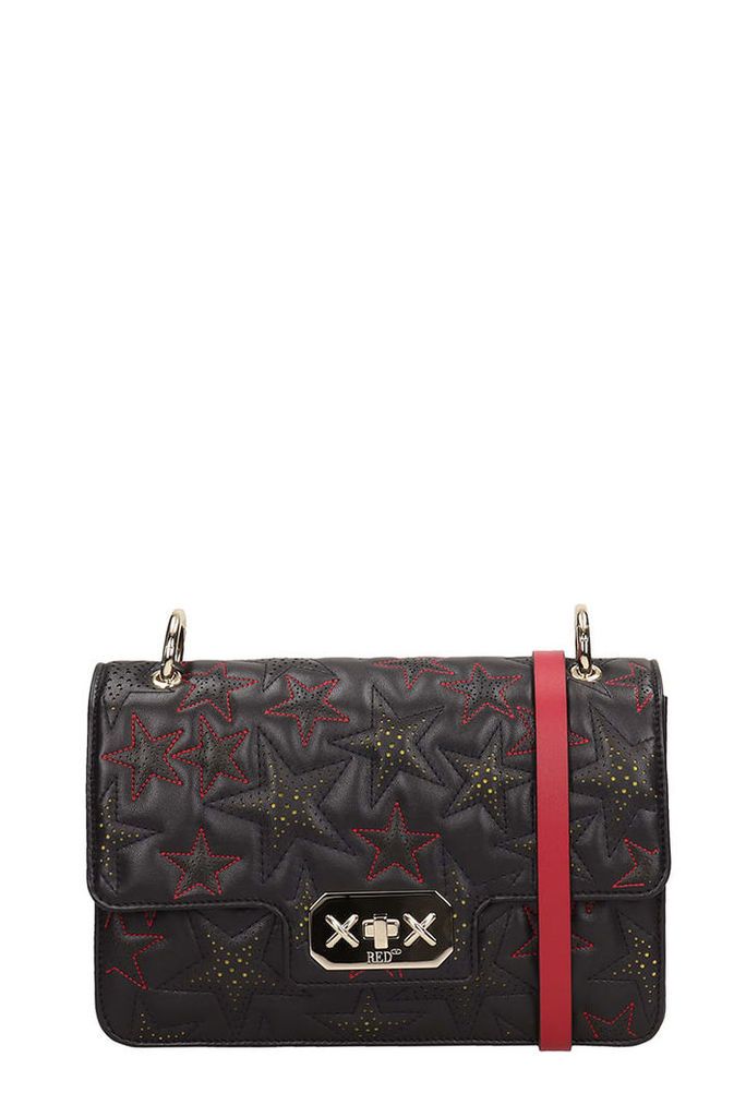 RED Valentino Black Quilted Leather Bag