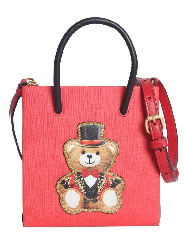 Moschino Tote Bag In Leather