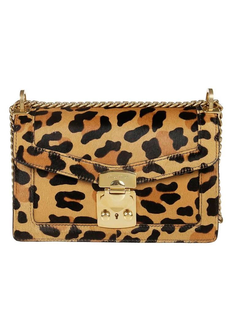 Miu Miu Leopard Shoulder Bag
