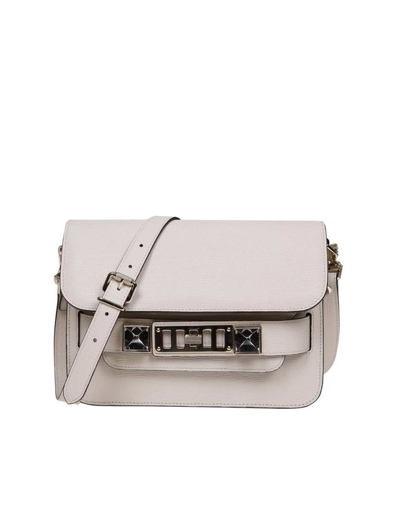 Proenza Ps11 Mini Shoulder Bag In Ivory Color Leather