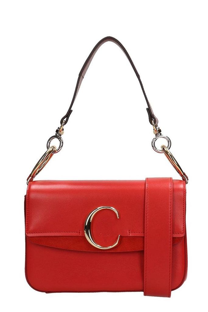 Chloé Chloe C Red Leather Bag