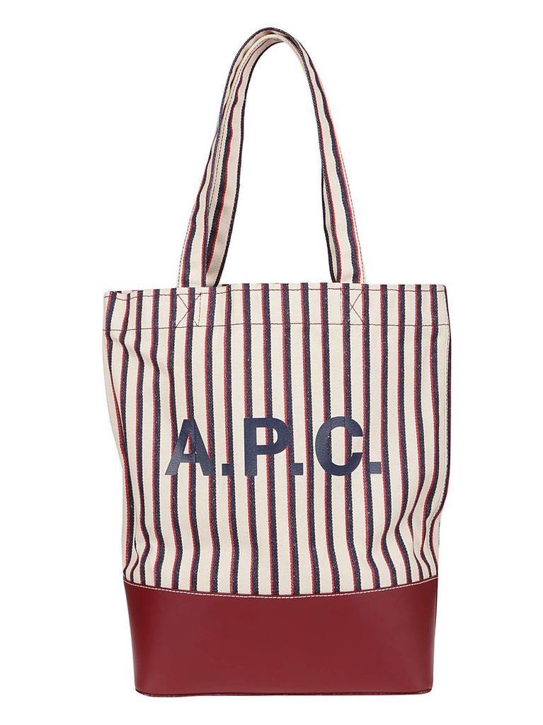 A.P.C. Stripe Shopper Bag