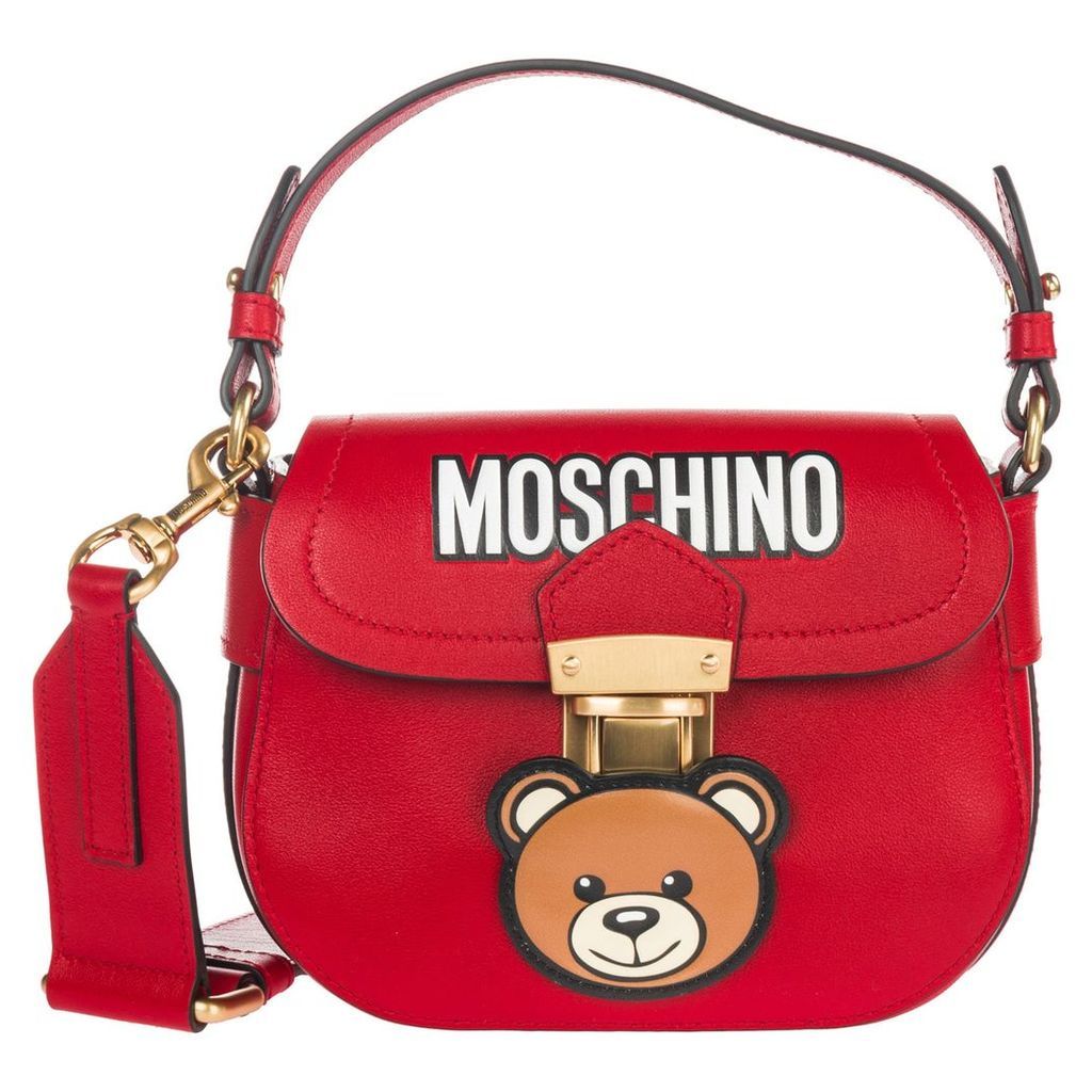 Moschino Leather Cross-body Messenger Shoulder Bag Teddy