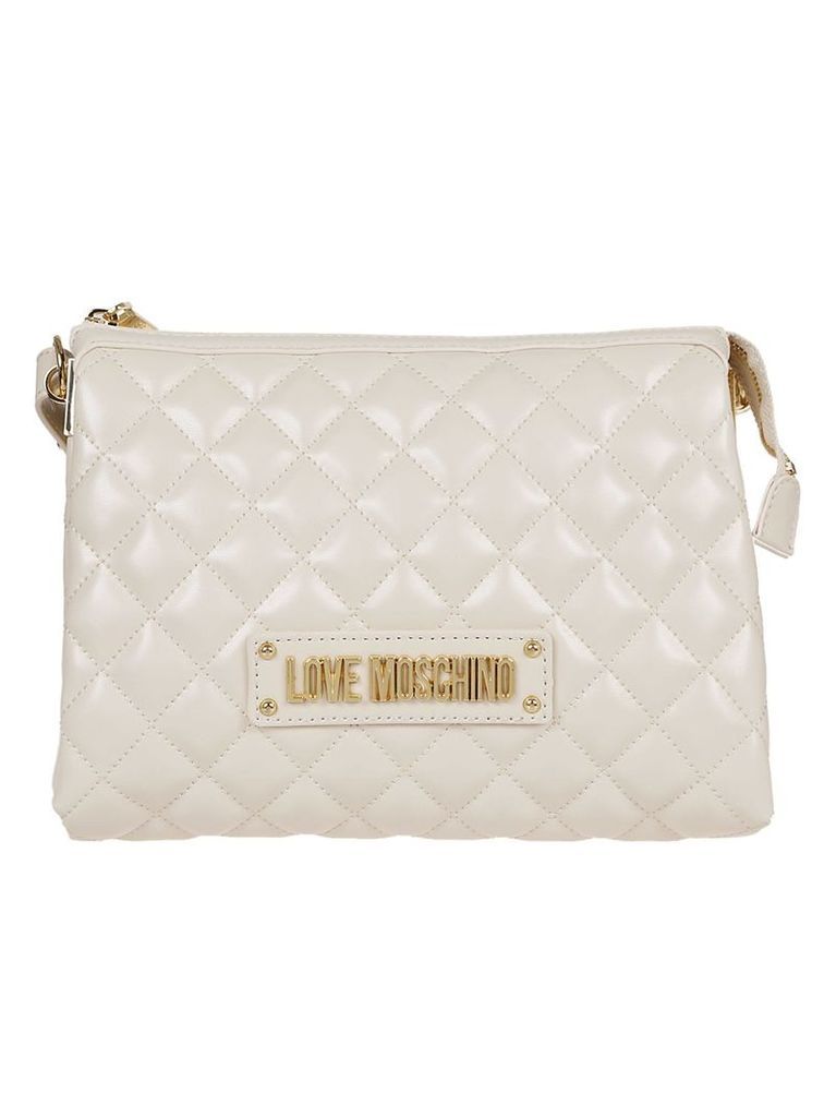 Love Moschino Quilted Pouch