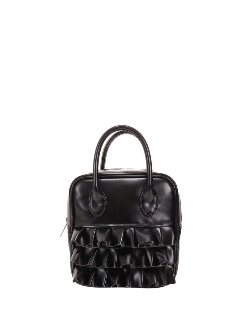 Comme Des Garçons Girl Black Faux Leather Bag