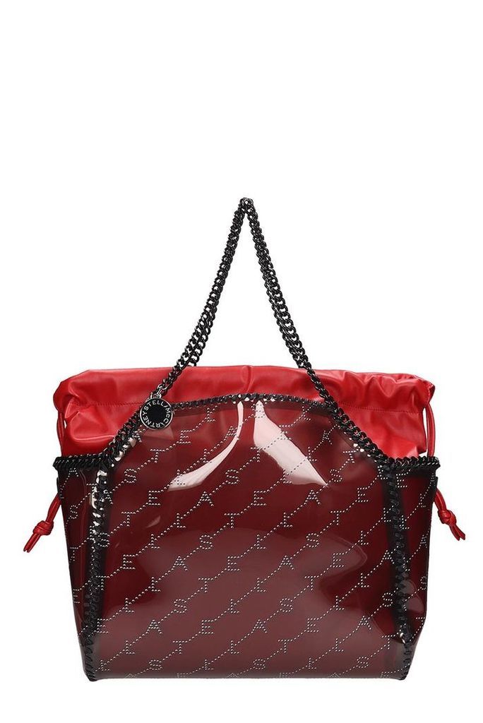 Stella McCartney Red Pvc Falabella Reversible Tote Bag
