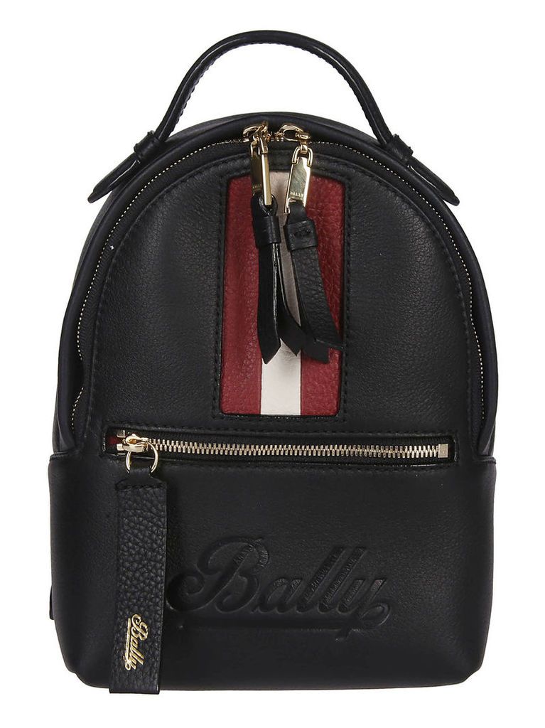 Bally Logo Embossed Mini Backpack