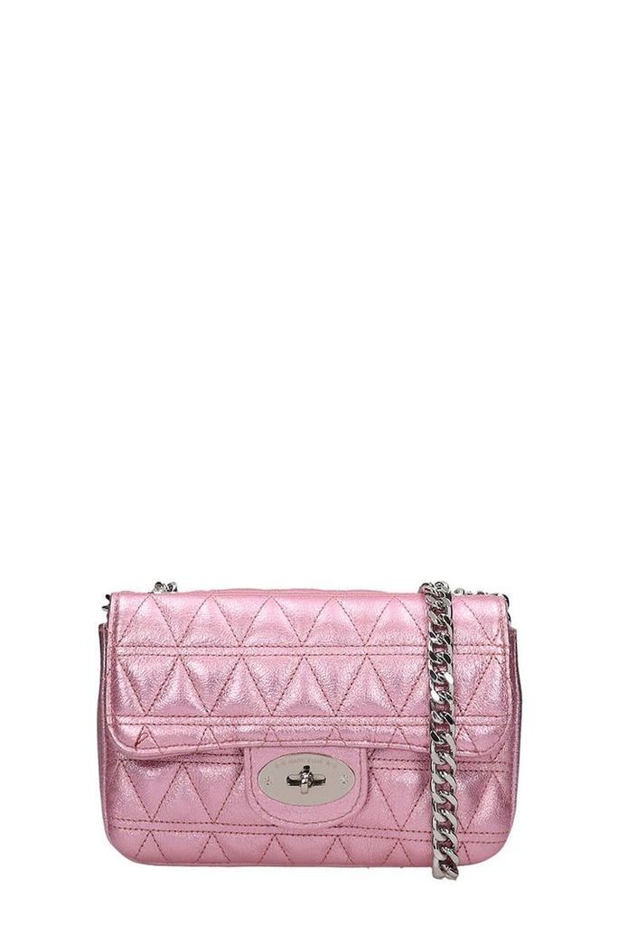 Marc Ellis Pink Quilted Leather Pilar S Bag
