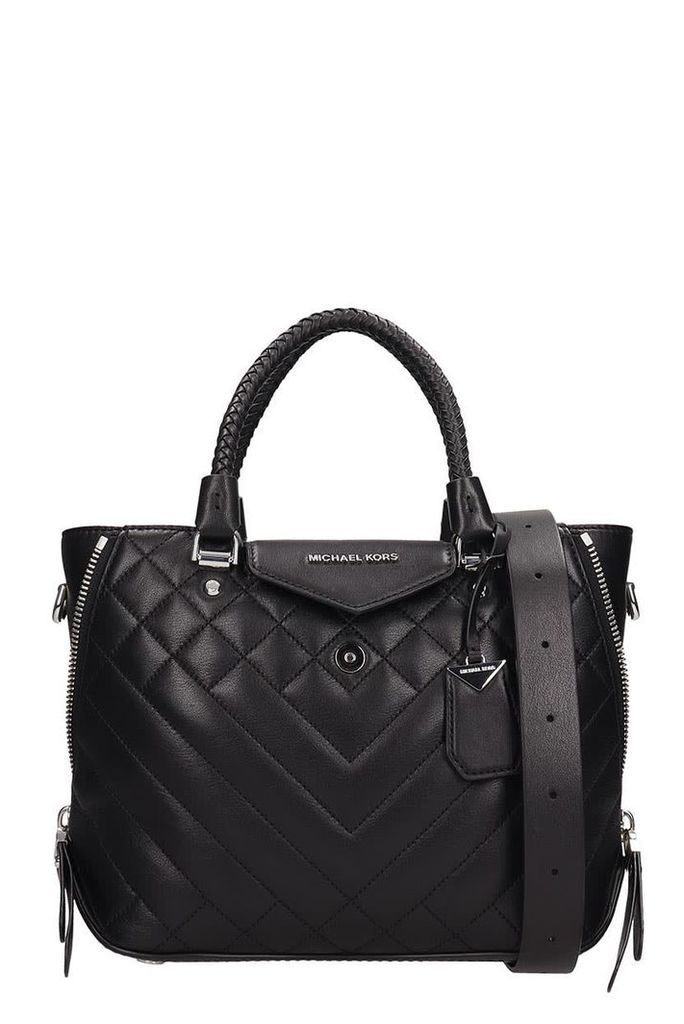 Michael Kors Black Quilted Leather Blakely Bag