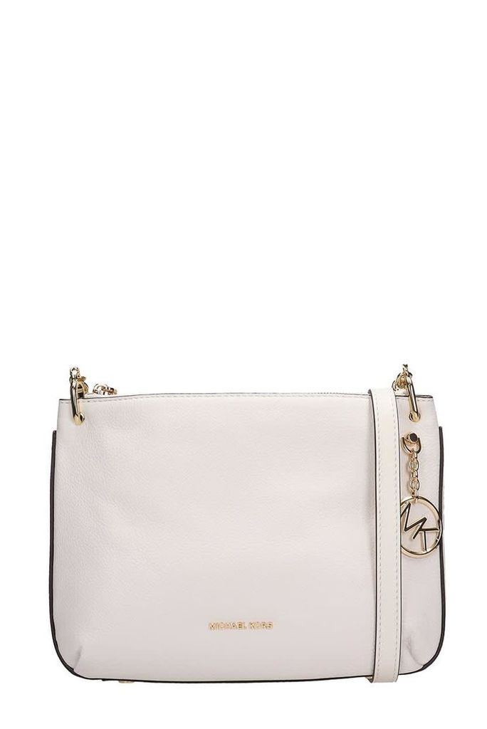 Michael Kors White Leather Lillie Bag