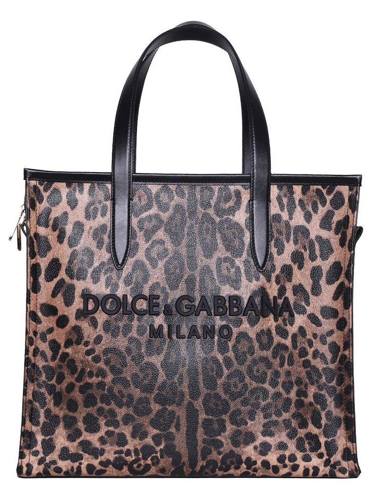 Dolce & Gabbana Animal Print Tote