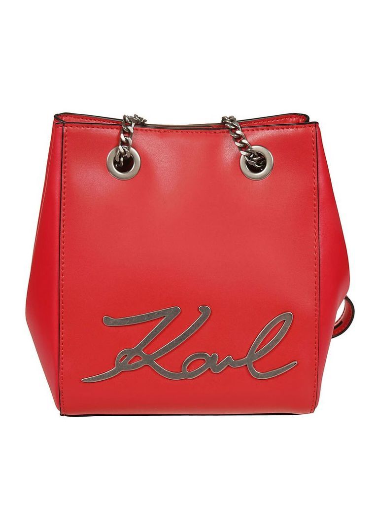 Karl Lagerfeld Signature Bucket Bag