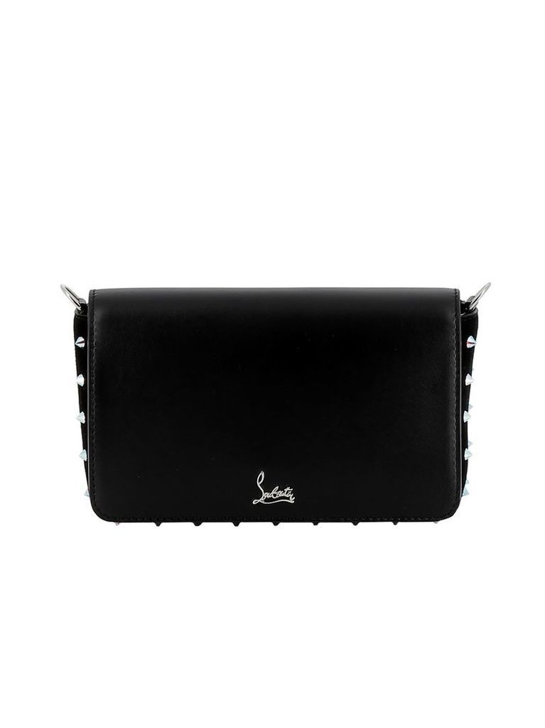 Christian Louboutin Black Leather Shoulder Bag