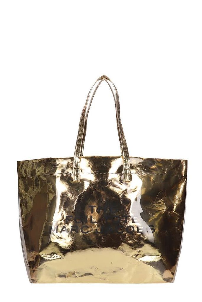 Marc Jacobs The Foil Tote Gold Metal Leather Bag