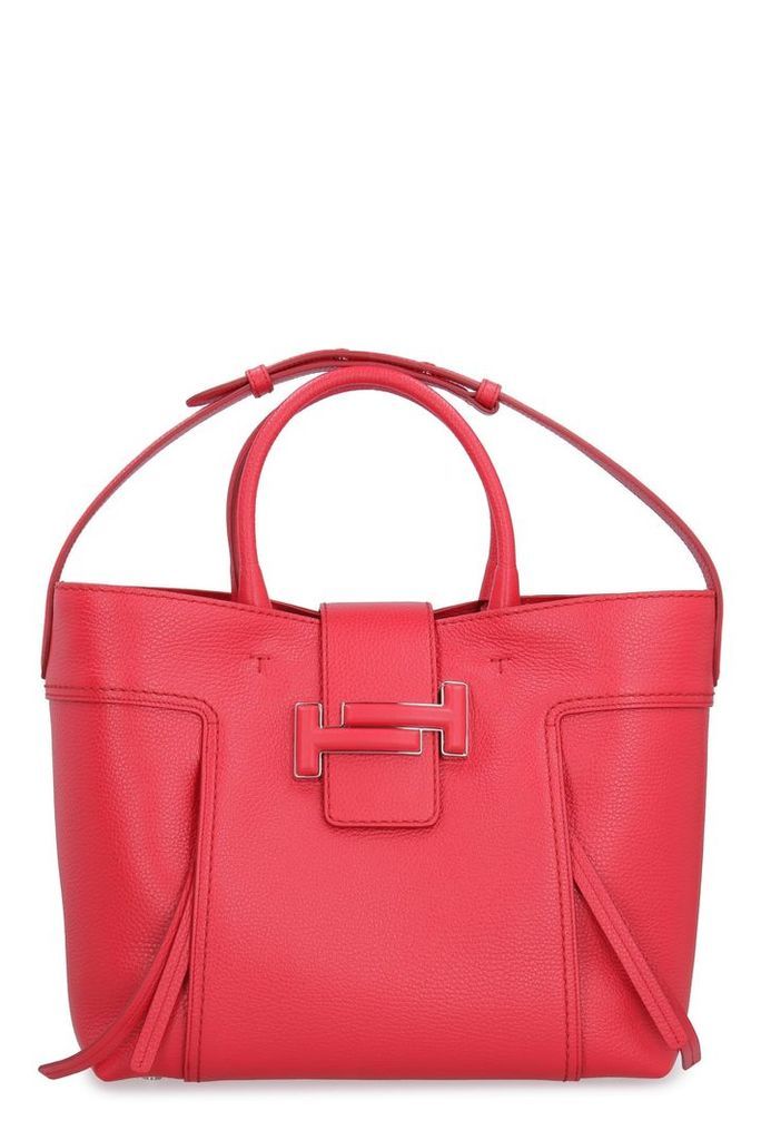 Double T Leather Tote