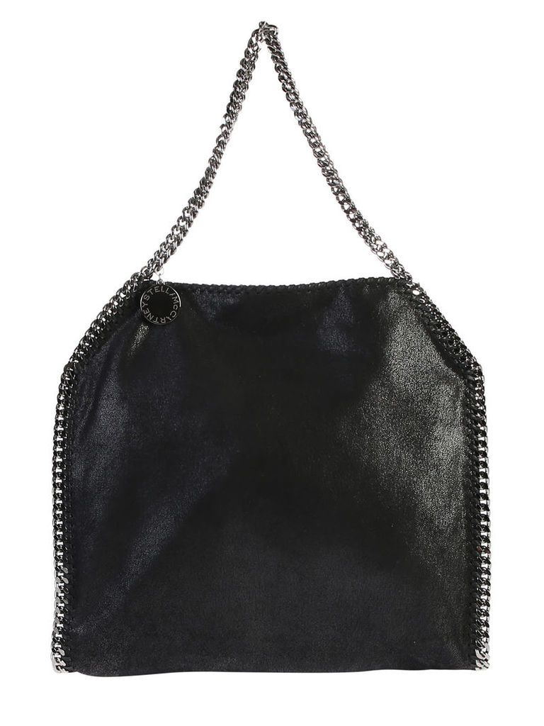 Black Falabella Double Chain Bag