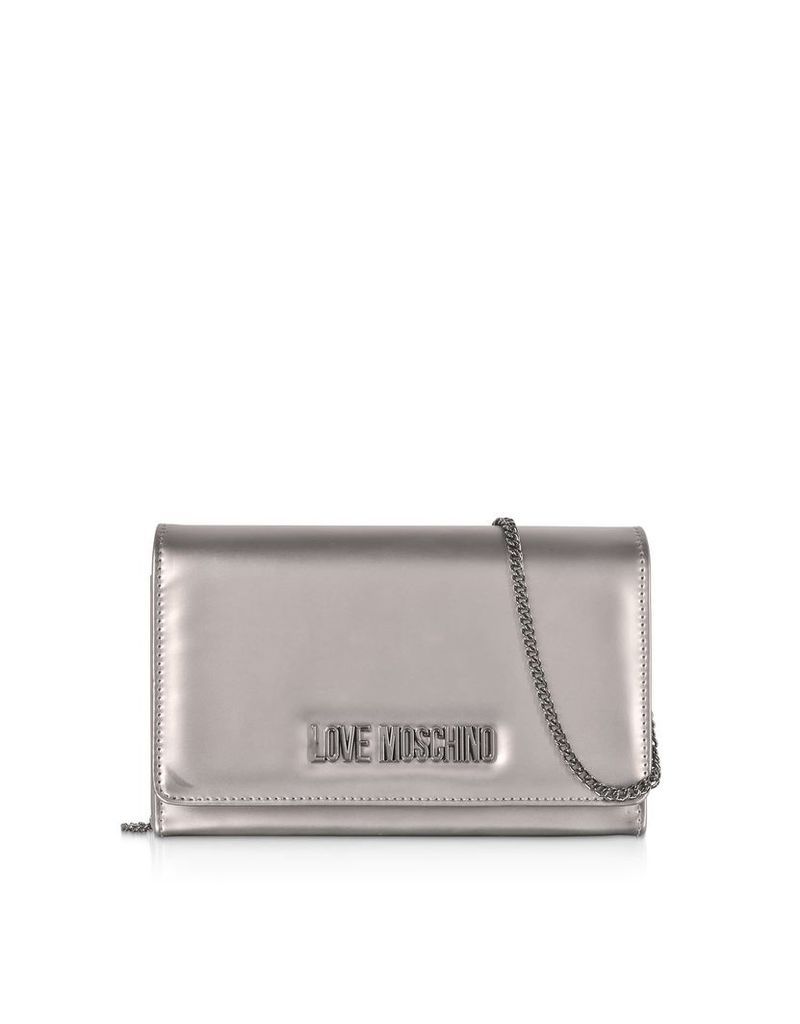 Love Moschino Eco-leather Clutch Bag