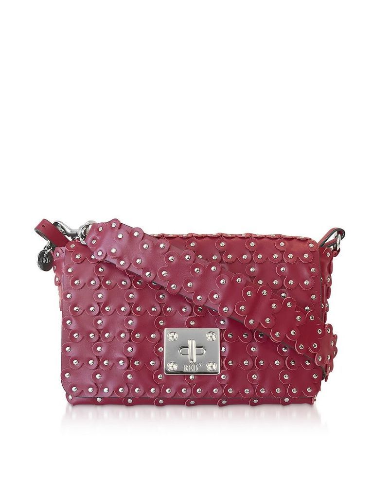 Red Valentino Flower Puzzle Twist Lock Shoulder Bag