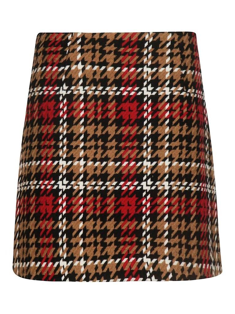 Be Blumarine Tartan Pattern Skirt